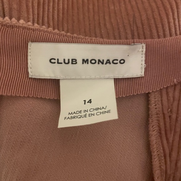 Club Monaco Corduroy Mini Skirt - Blush - Picture 9 of 10